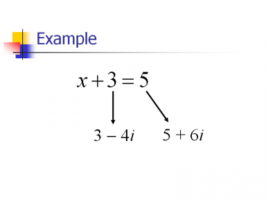 複數方程 Complex Number Equations