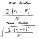 標準差 Standard Deviation 公式的含義
