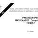 HKDSE 2012 Practice Paper Maths Paper II 題解